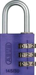 ABUS Kombinationshänglås 145/30 Lila