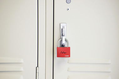 Skolstarts hänglås med nyckel från ABUS