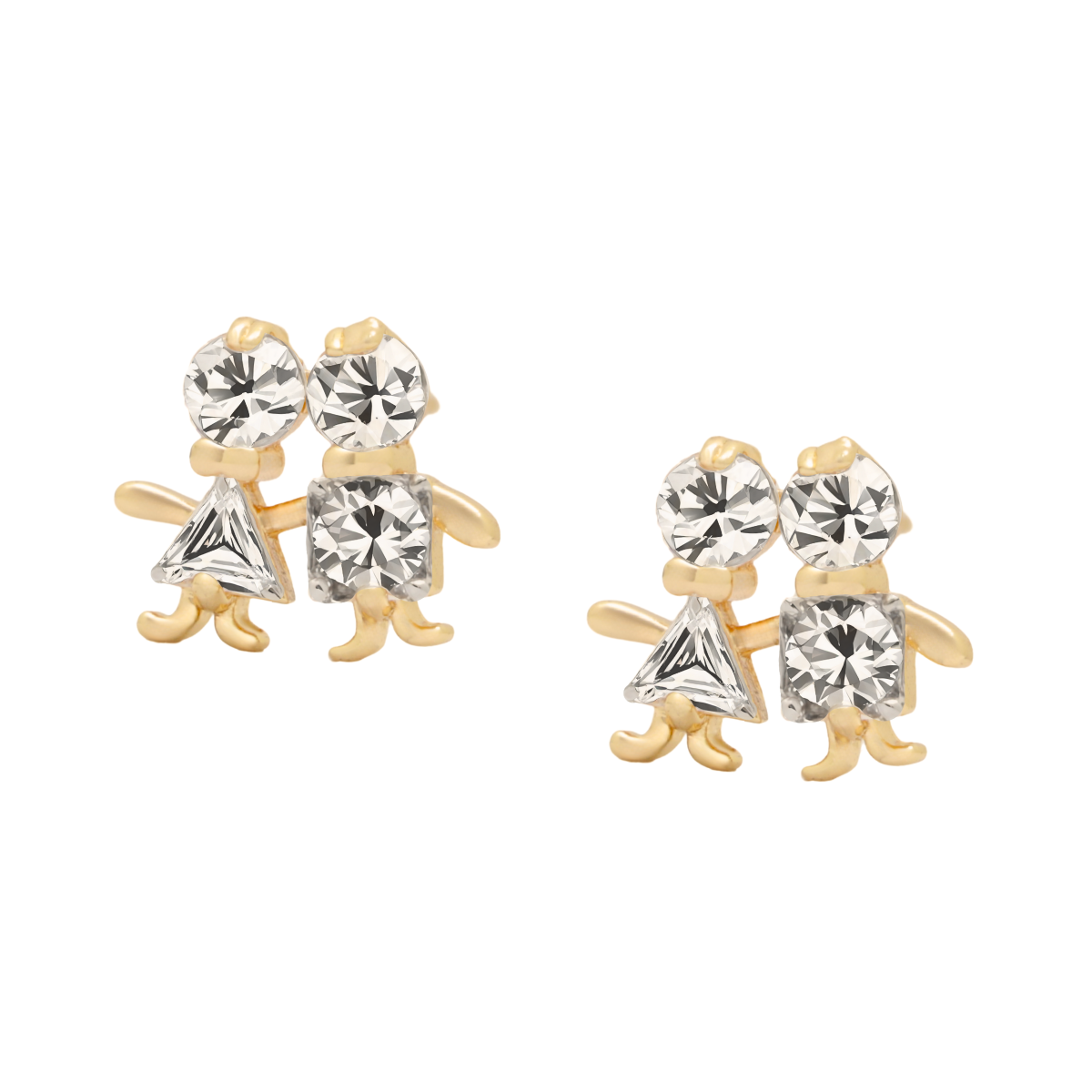 Broqueles niño y niña | Oro 18K Laminado | ME-1221