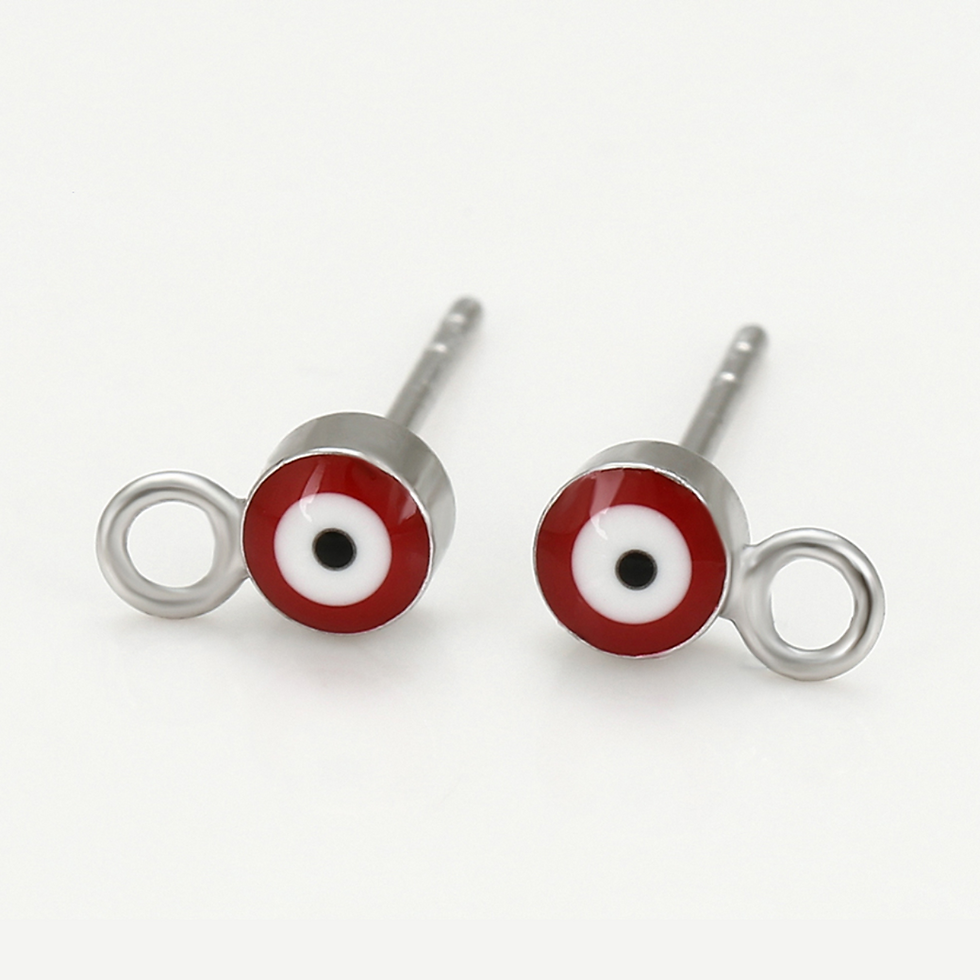 Miniatura: Broqueles Ojo Turco | B. Platino | A00641558
