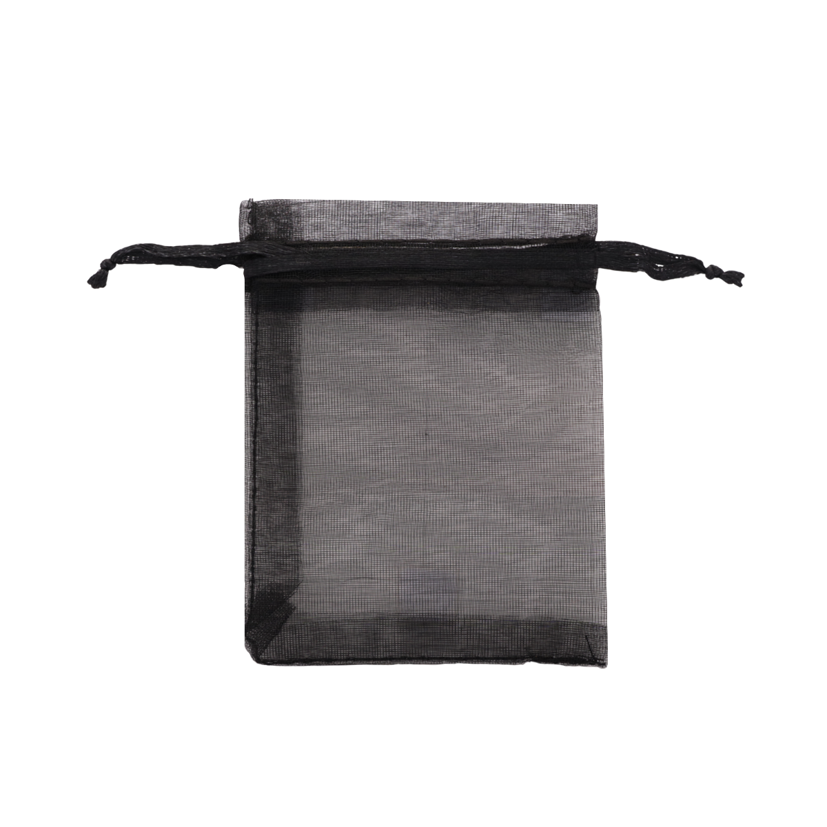 Bolsa de organza negra 7 x 9  | Tela Organza | YSH7519-B-7