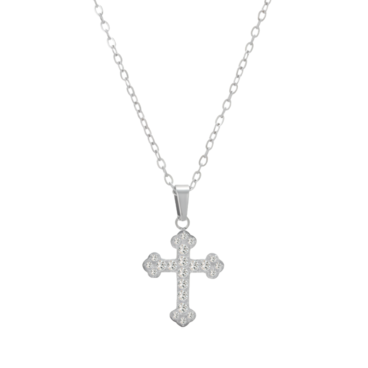 Dije + cadena cruz | PREMIUM | Acero Inoxidable | T001256927-45