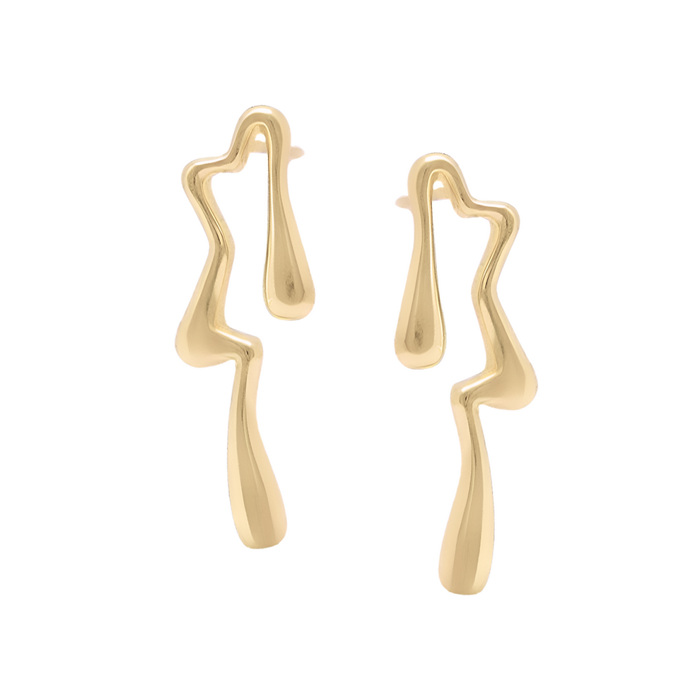 Aretes | Oro 18K Laminado | HYE06001803