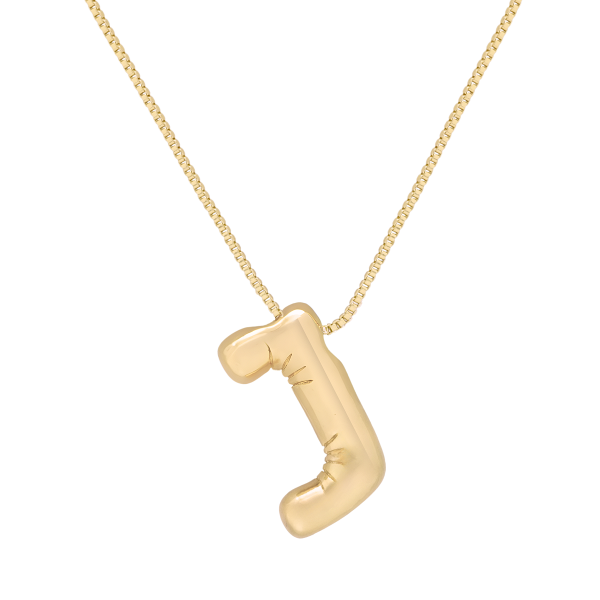 Dije + cadena letra J | Oro 18K Laminado | JLN1101950