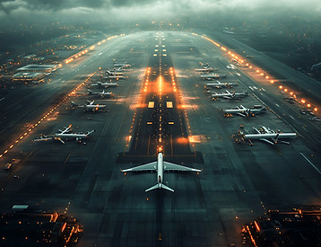stunning-aerial-view-airport-runway-dusk