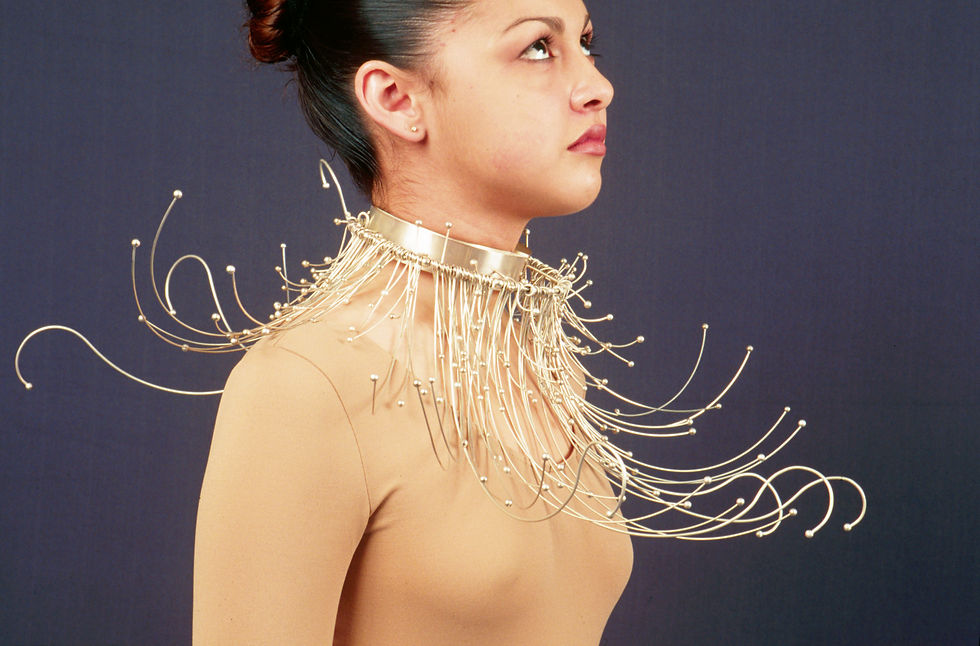 Trapped Neckpiece Open