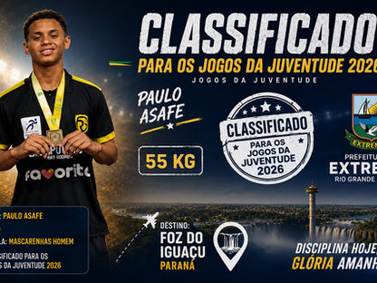 Atletas de Extremoz classificados para os Jogos da Juventude 2026!