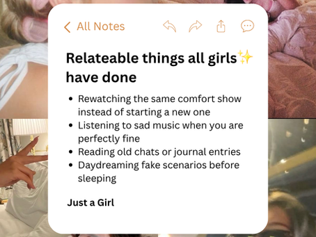 relatable, exposing girls, habits, everybody has done these