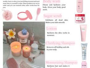 selfcare, shower routine