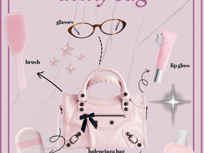 bag essentials, purse, pinterest, inspo, aesthetic