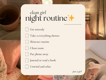 cleangirl, night routine