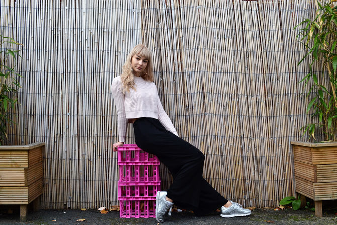 Pink Knit