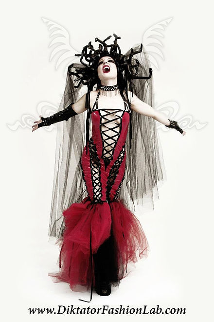 pvc corset dress Miracle Womens PVC Corset Dress Gothic Steampunk Overbust Wet Look Leather Bustier Dress - red