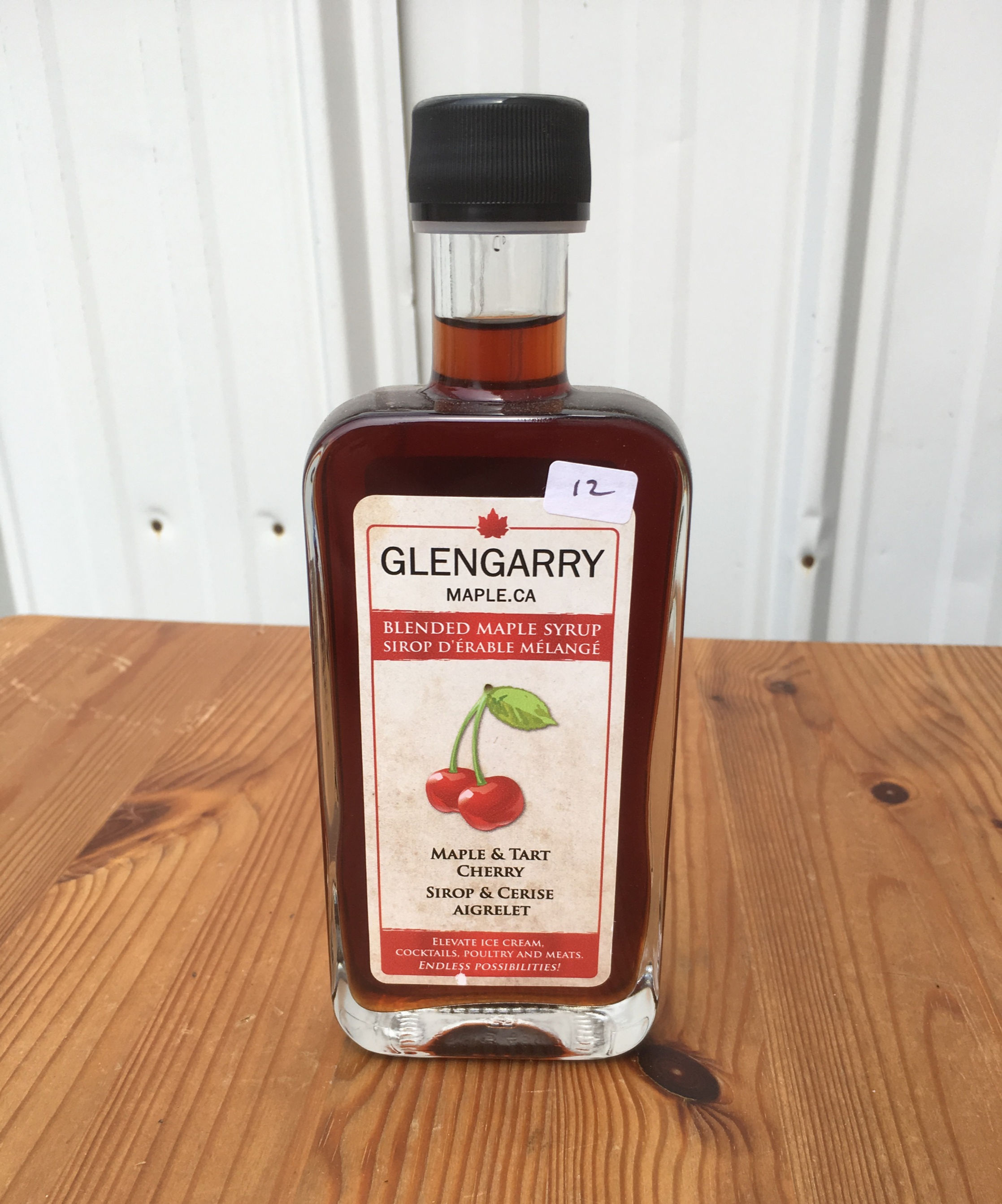 Tart Cherry blended Maple Syrup