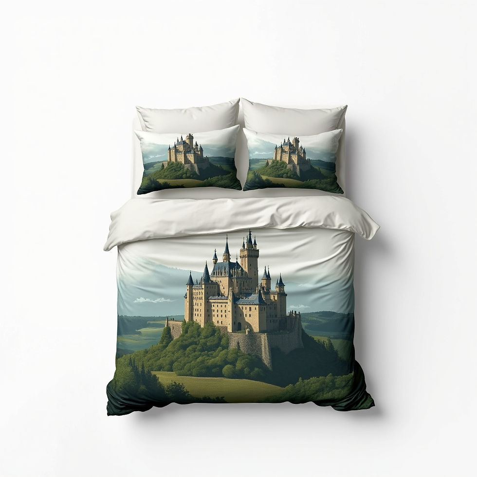 Medieval Castle Duvet Cover