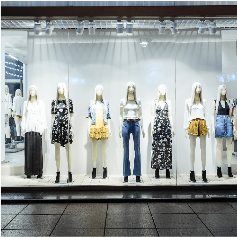 Window Display at a Department Store (Structural Plastics Corp., 2022)