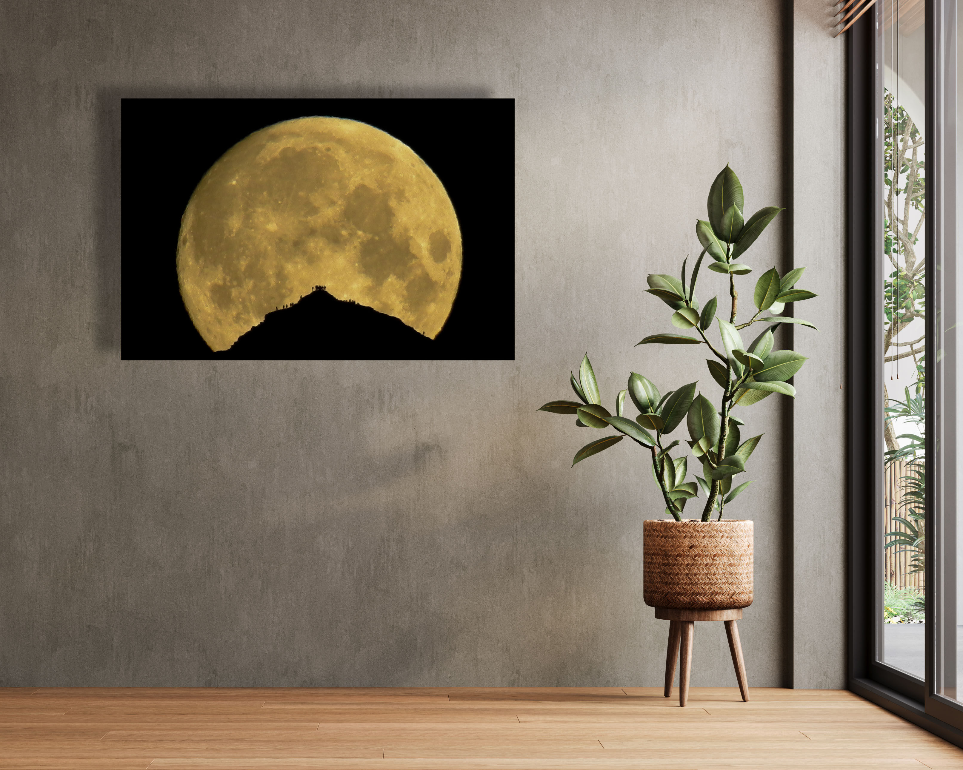 Snowdon - Moonlit Silhouettes