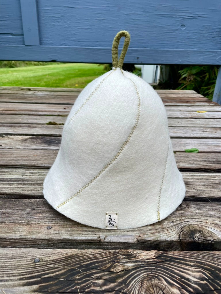 Moss Wool Sauna Hat