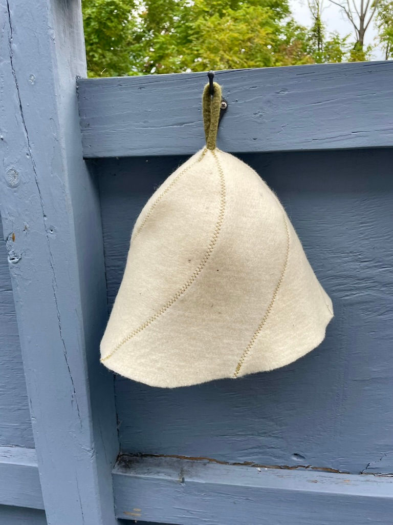 Moss Wool Sauna Hat