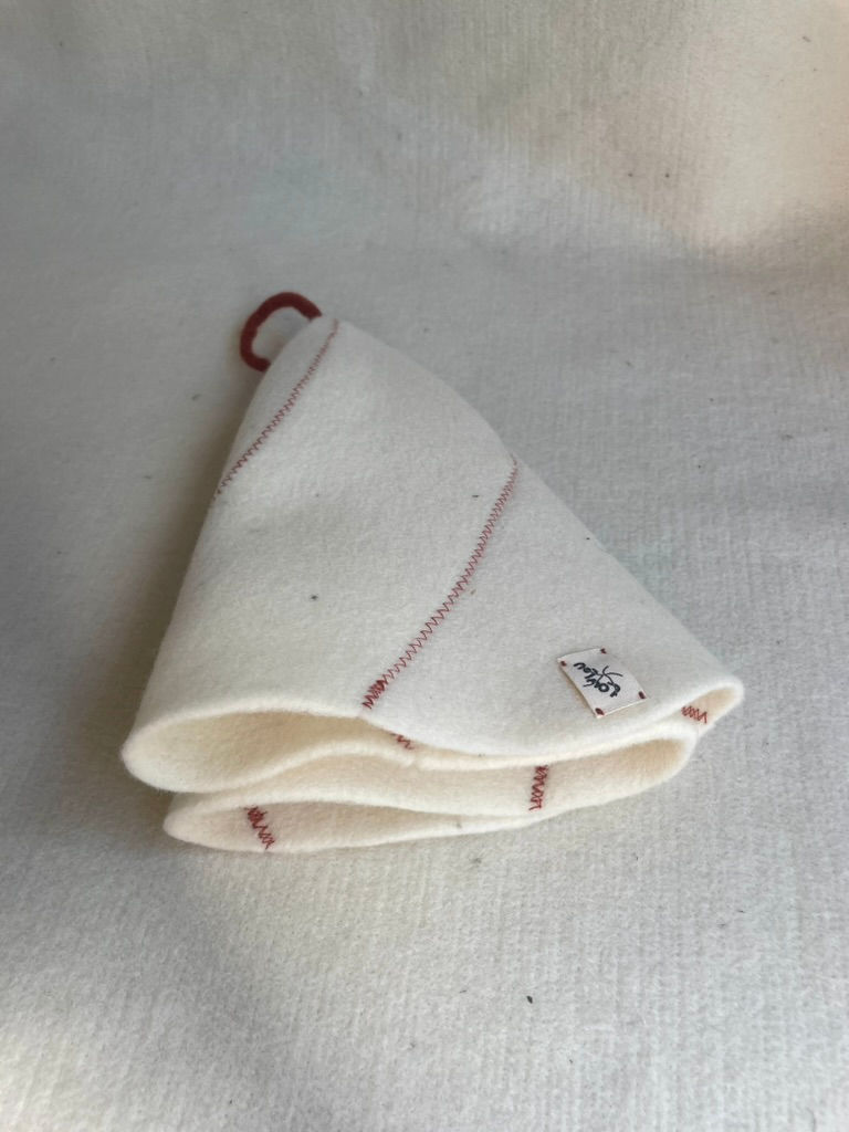 Rust Wool Sauna Hat