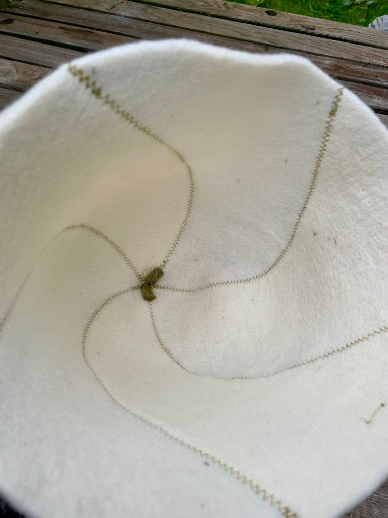 Moss Wool Sauna Hat