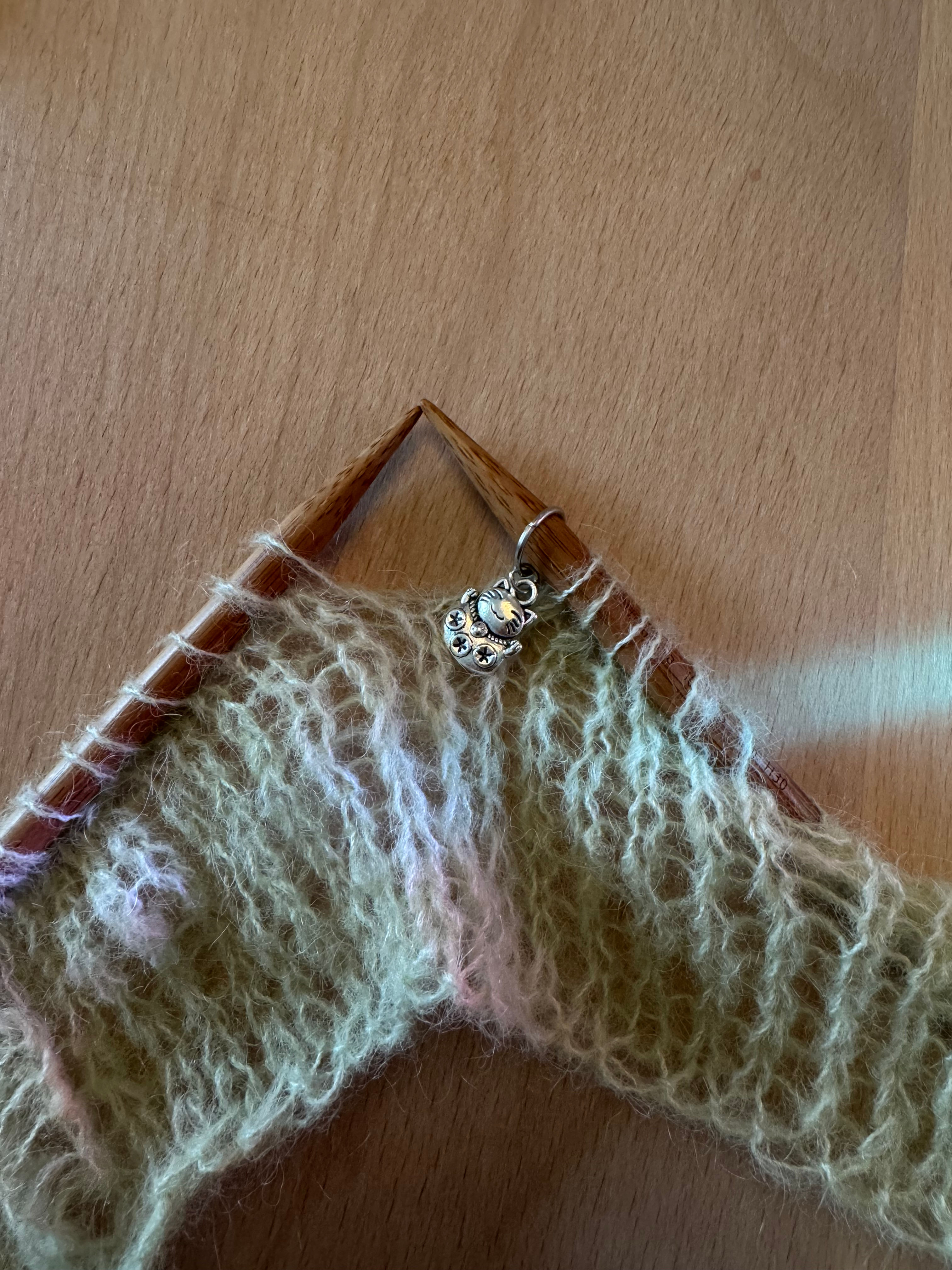 Maschenmarkierer Glückskatze