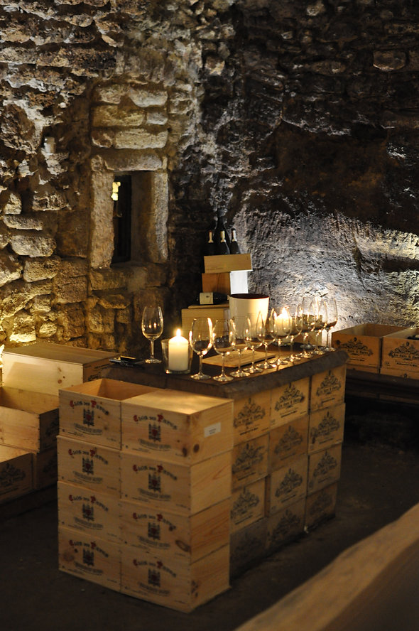 Tasting Cave at Les Caves St. Charles