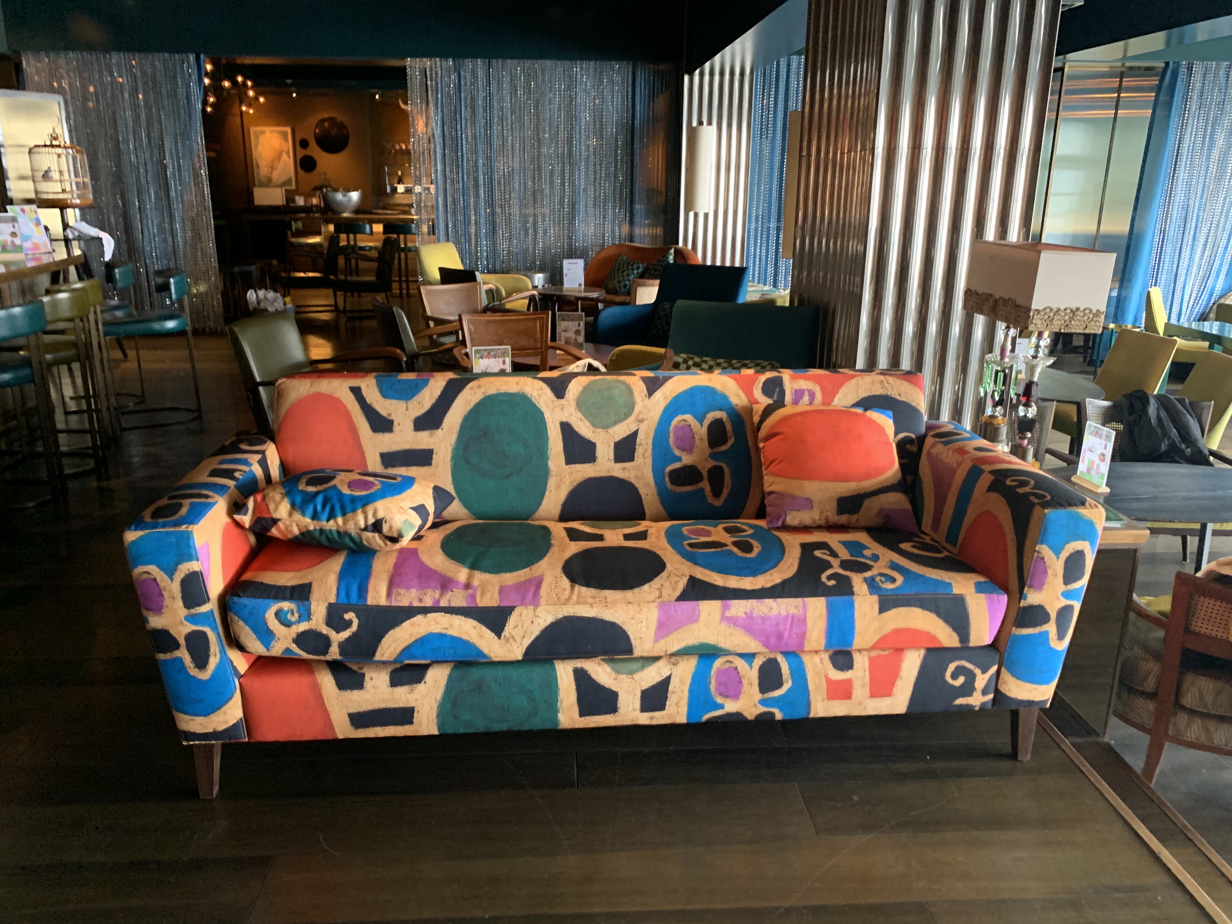 RECYCLED FABRIC ON SOFA