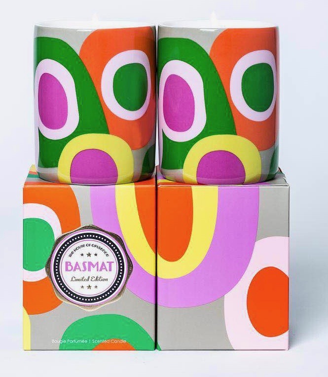 BASMAT GLOD SENTED CANDLES