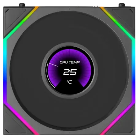 Lian Li Uni Fan TL LCD Flex Single Pack (Black)