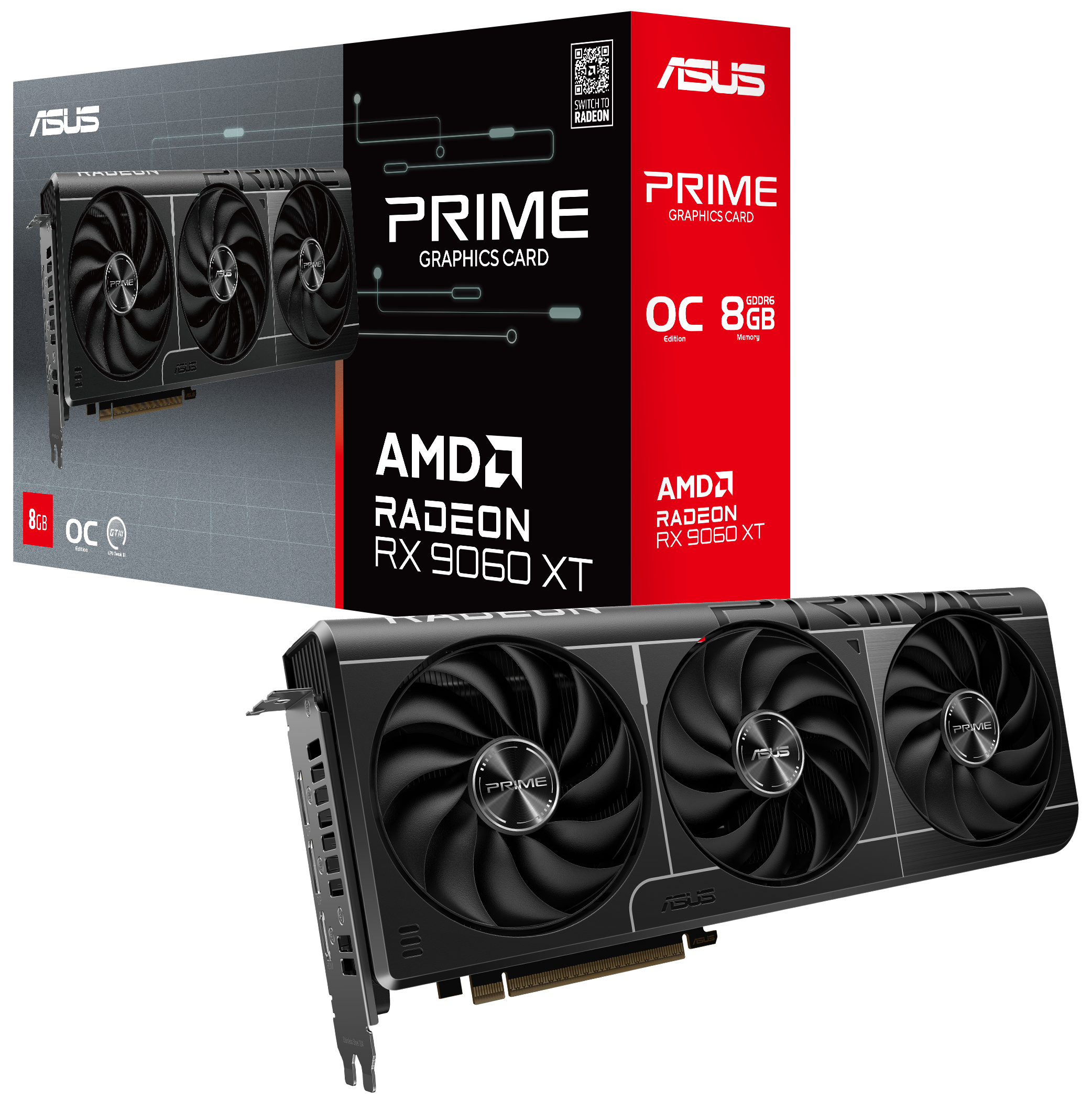 Asus Prime RX 9060 XT OC Edition 8GB GDDR6