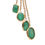 Thumbnail: May birthstone jewelry emerald earrings in gold for her