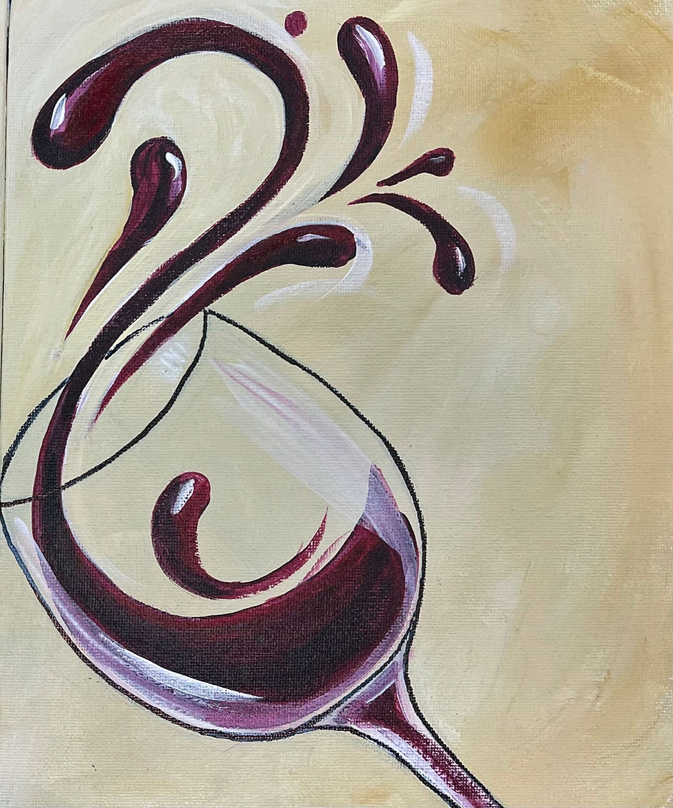 Thumbnail: Beverage of Choice Couples Paint Kit  (2) 11x14"Canvases