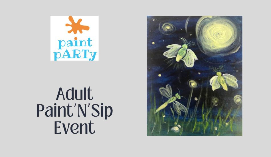 Canvas Painting (Adult session) - Glowbugs 16x20"