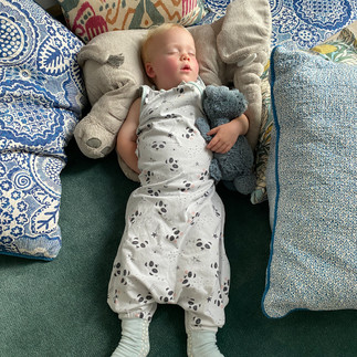 So, so asleep despite being on the floor.