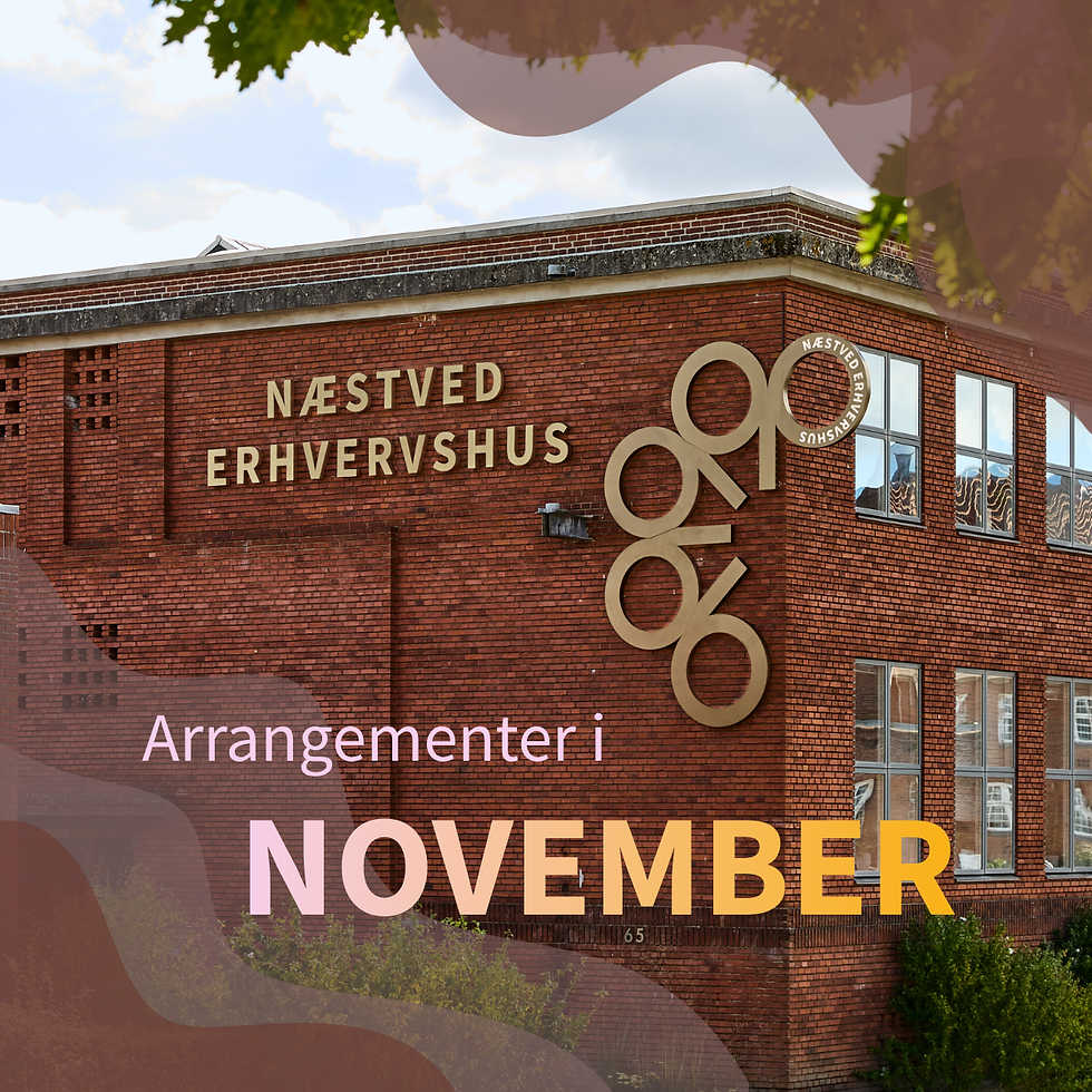 Arrangementer i erhvervshuset i november