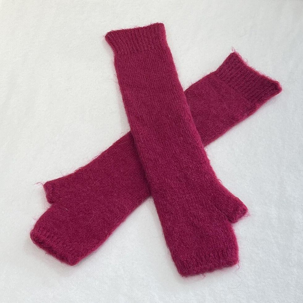 Miniature : Mitaines longues baby alpaga - 12 couleurs