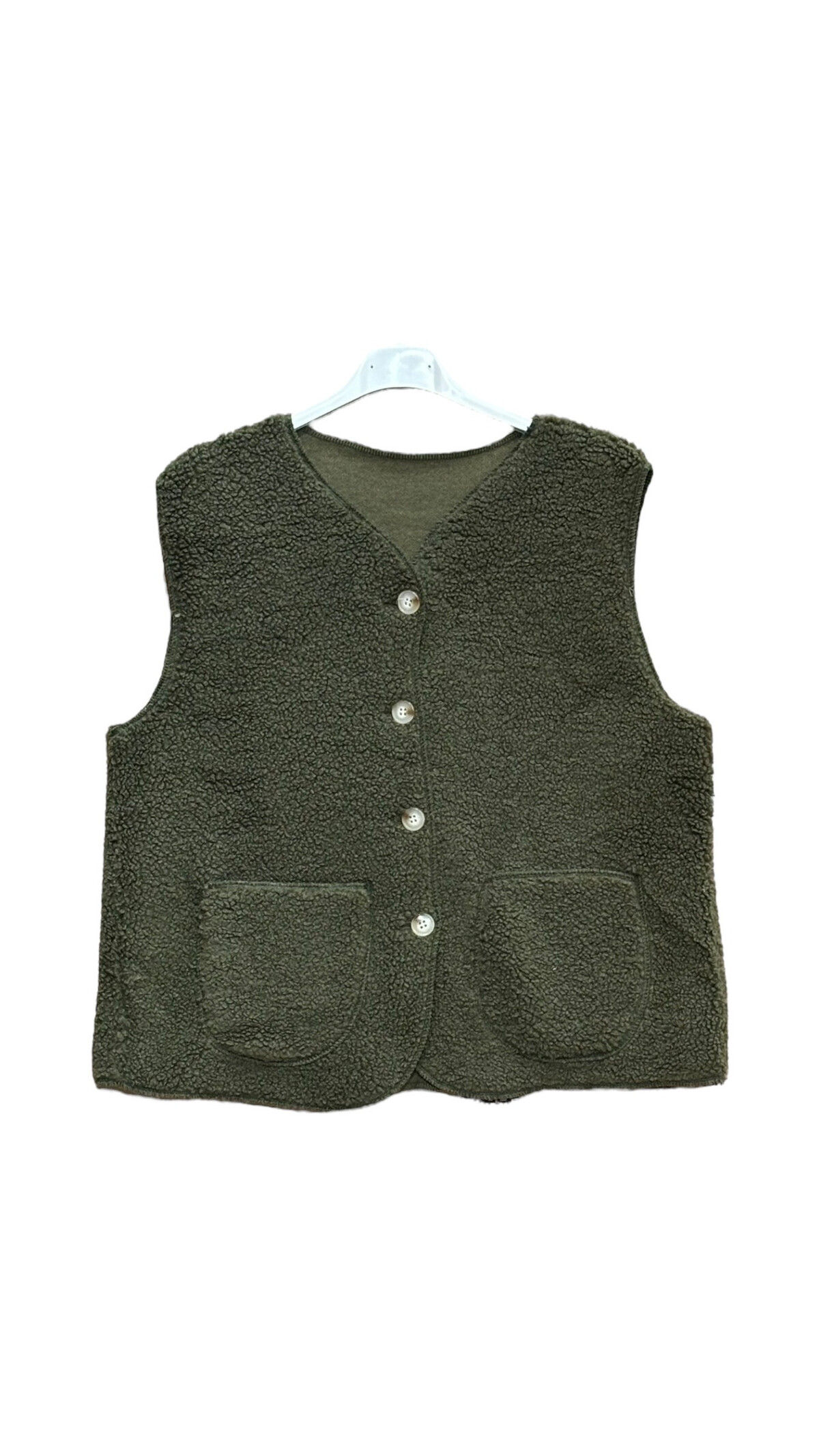 Gilet moumoute sans manches