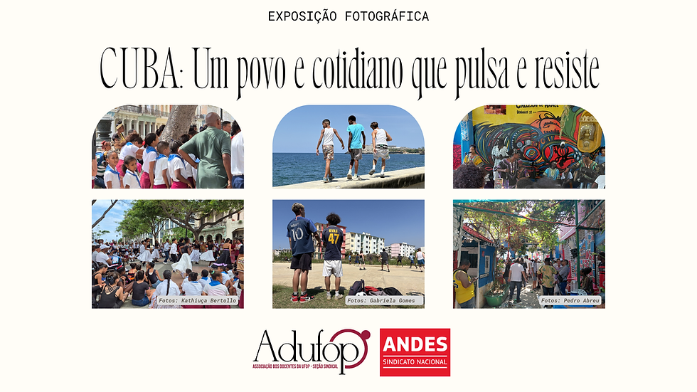 Exposição fotográfica - Cuba: Um povo e cotidiano que pulsa e resiste