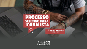 Edital de processo seletivo para contratação de jornalista