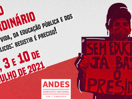 12º Conad Extraordinário do ANDES-SN acontecerá no mês de julho