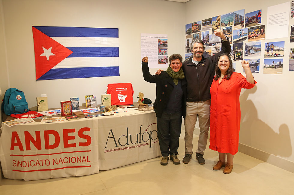Comitiva da ADUFOP realizam devolutiva sobre missão solidária realizada em Cuba