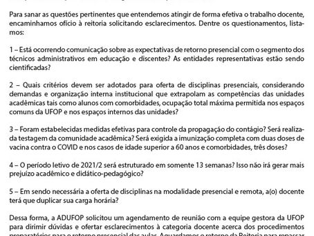 Carta aos/às docentes