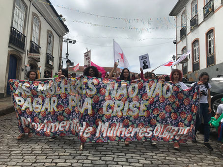 8M: Mulheres ocuparam as ruas de Ouro Preto no 8 de março 