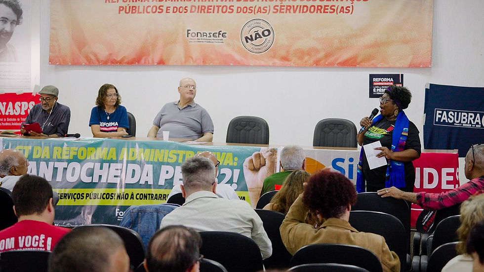 Seminário do Fonasefe: ANDES-SN apresenta propostas para intensificar luta contra a reforma Administrativa