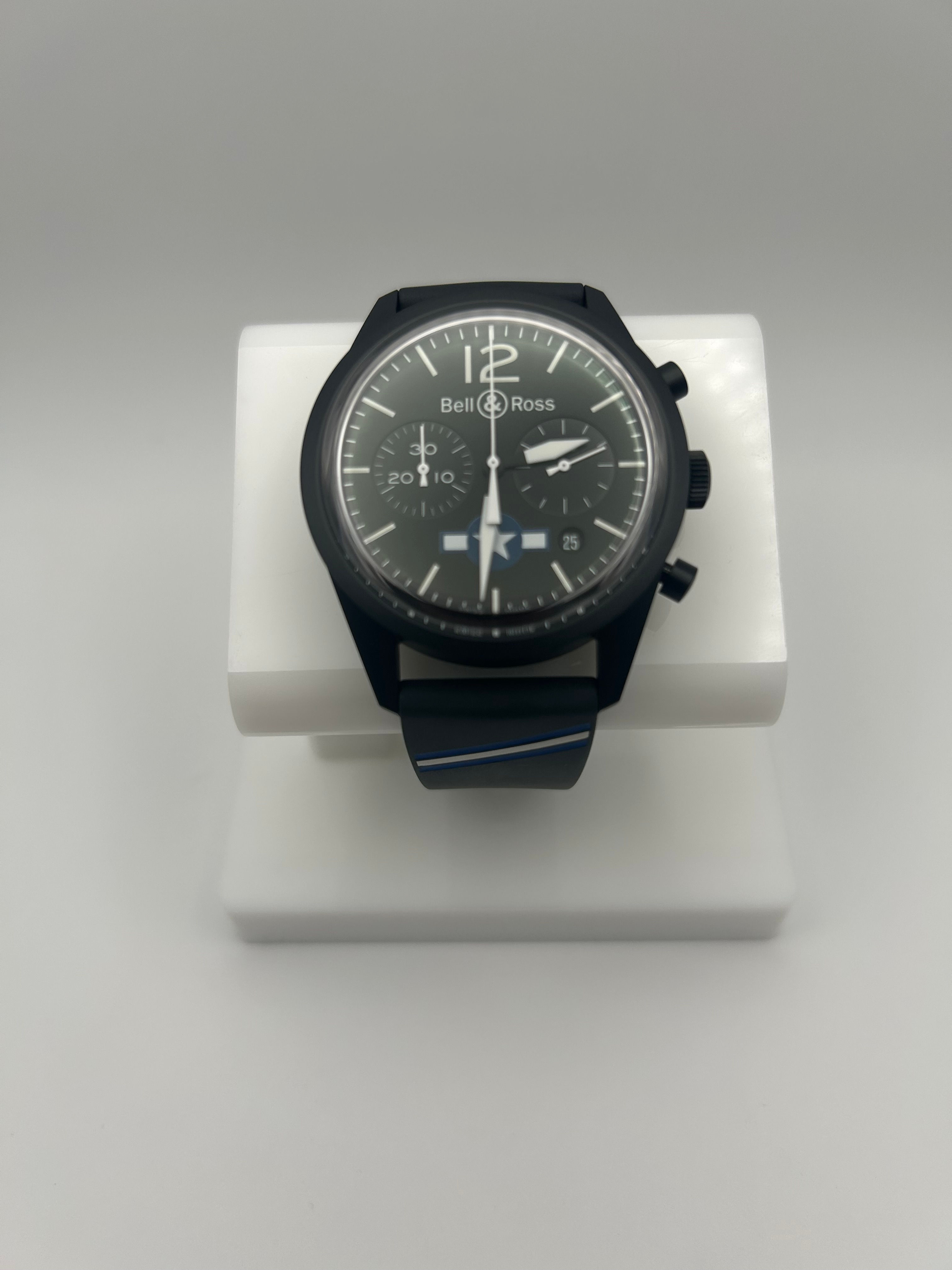 Bell & Ross BRV126-BL-CA-CO/US Complete Set! Limited edition #60 of #99 