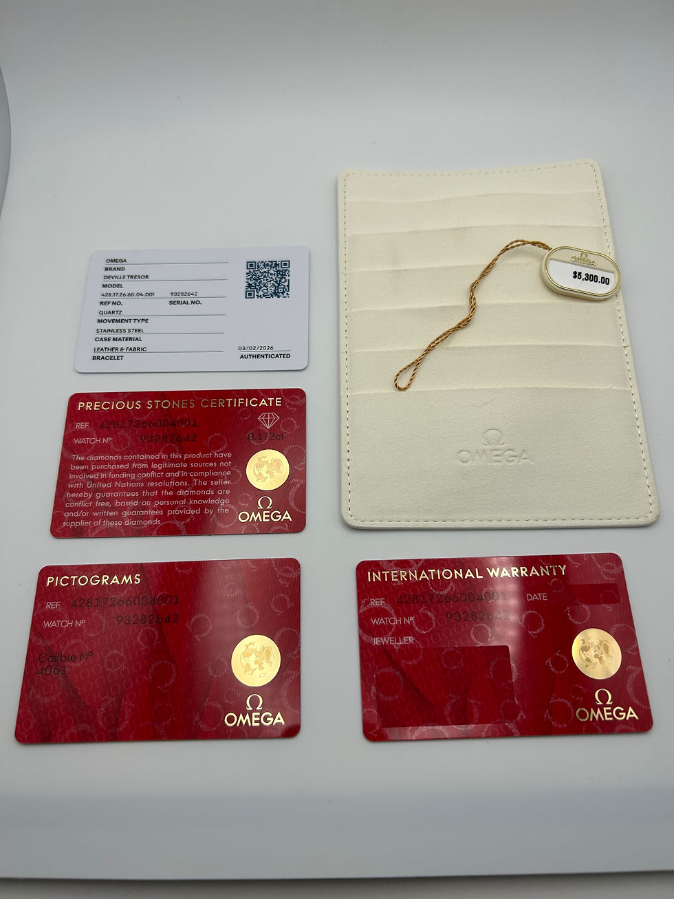 Thumbnail: Omega 26mm De Ville Mini Trésor Steel Watch 428.17.26.60.04.001 MSRP-$5300🔥