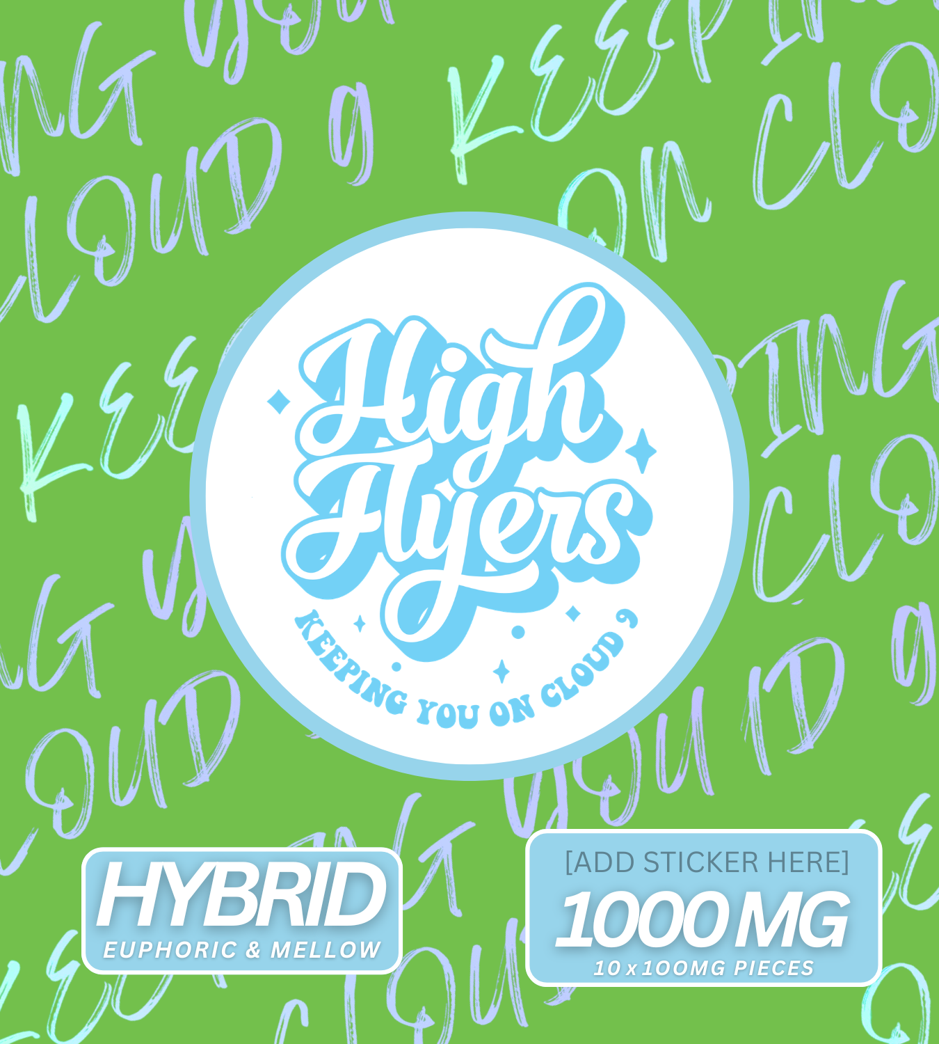 1000 MG - Hybrid Gummies - Multiple Flavors