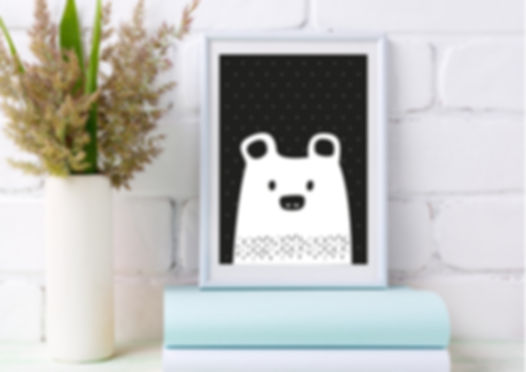 Poster "Bär"Din A4