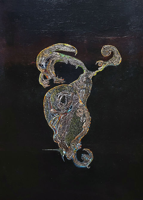 La mue de la guêpe 70x50